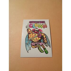 1983 General Mills Zero Heroes Trading Card Sticker Card Vintage #22